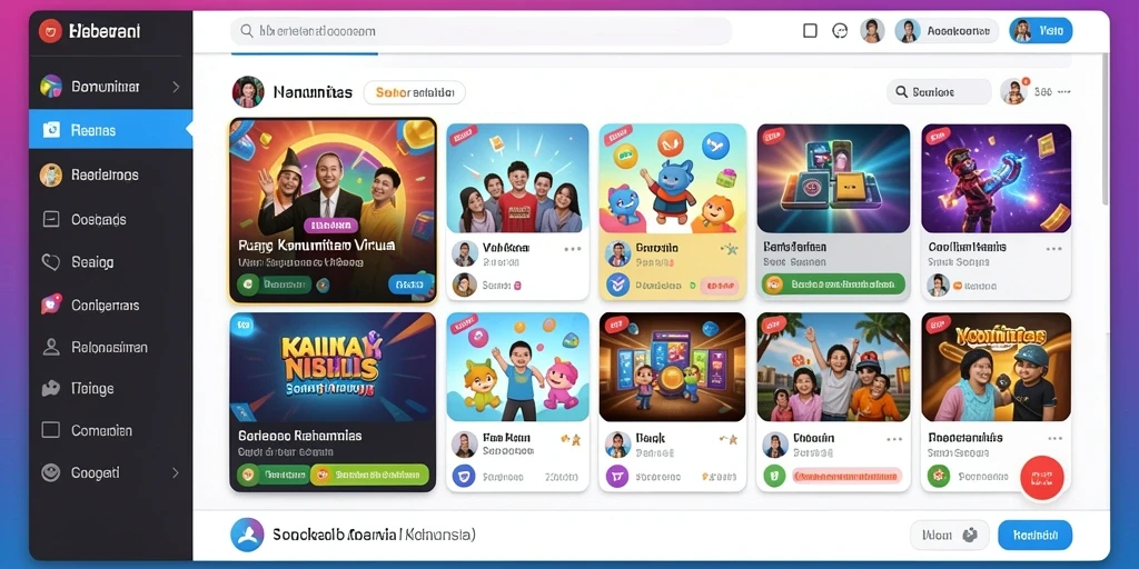 Tampilan awal permainan yang menarik dan informatif.