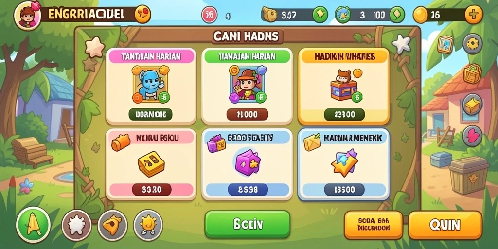Tampilan antarmuka pengguna yang menarik dan intuitif.