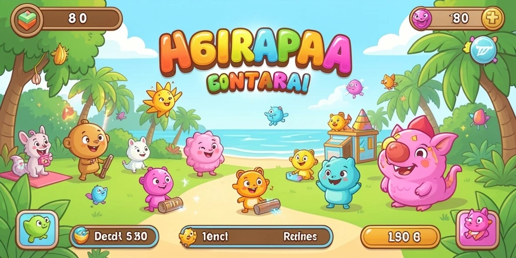 Tampilan antarmuka aplikasi yang ramah pengguna.