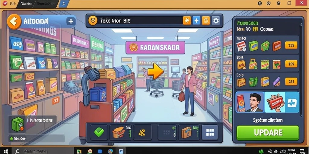 Tampilan awal aplikasi IDNSERU dengan desain menarik.