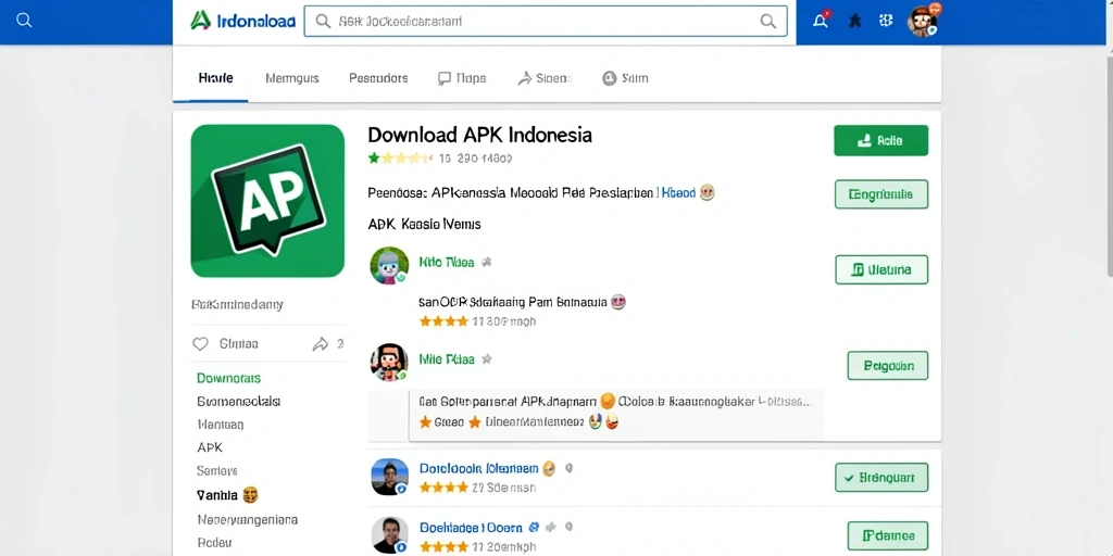 Tampilan utama yang menarik dan penuh warna.