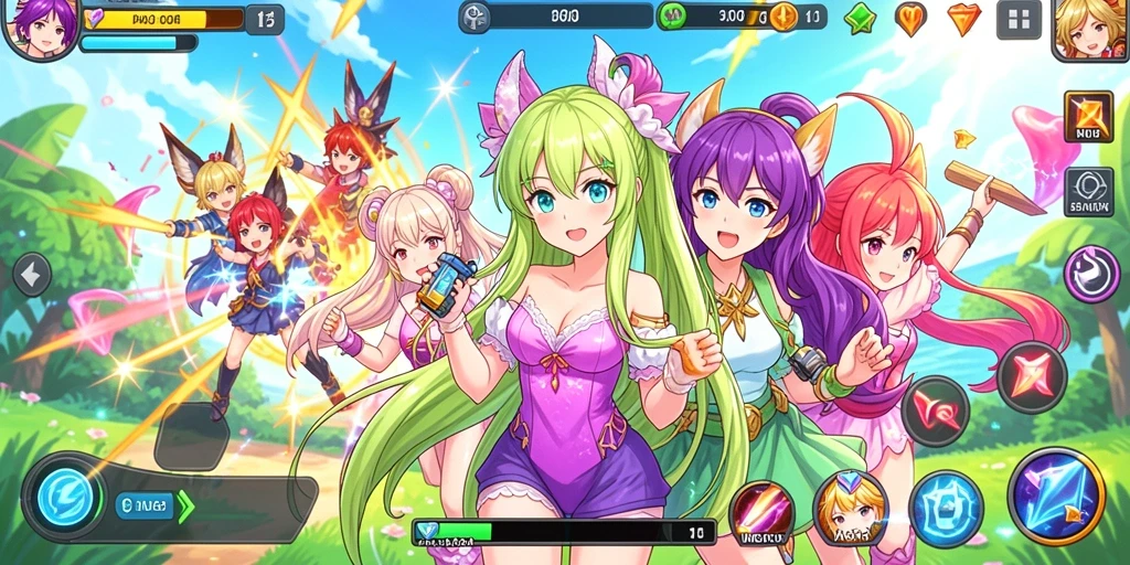 Tangkapan layar demonstrasi gameplay yang seru.