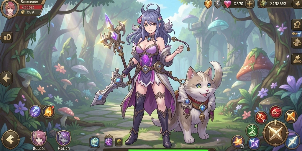 Screenshot menampilkan antarmuka game yang menarik.