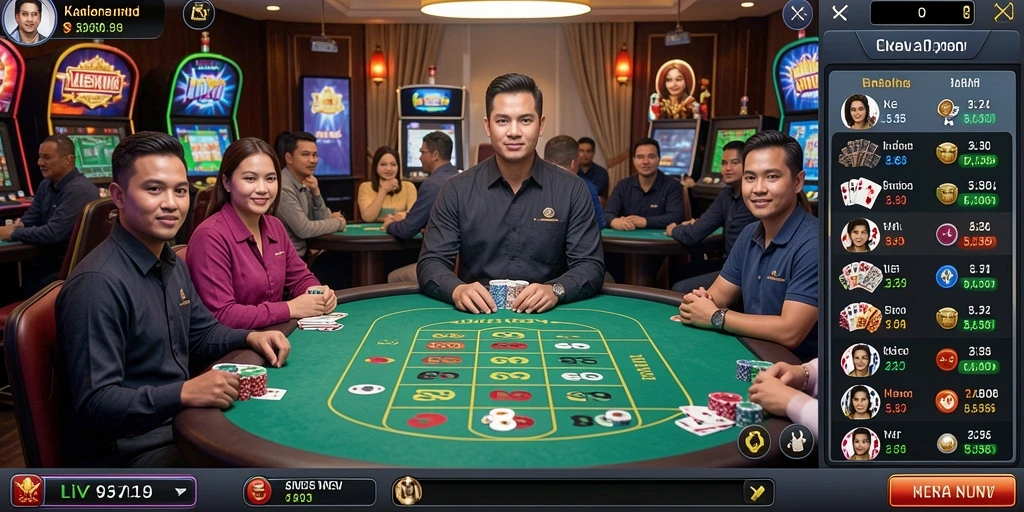 Tampilan permainan slot yang menarik dan colorful.