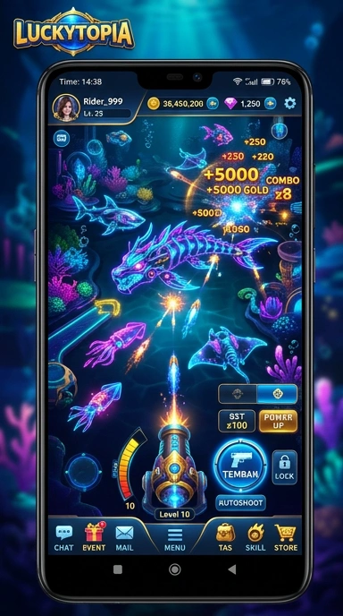 Pratinjau antarmuka luckytopia — aplikasi APK resmi Android v4.5.5